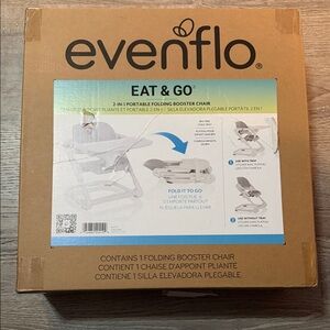 Evenflo Eat & Go Portable Booster Chair - White